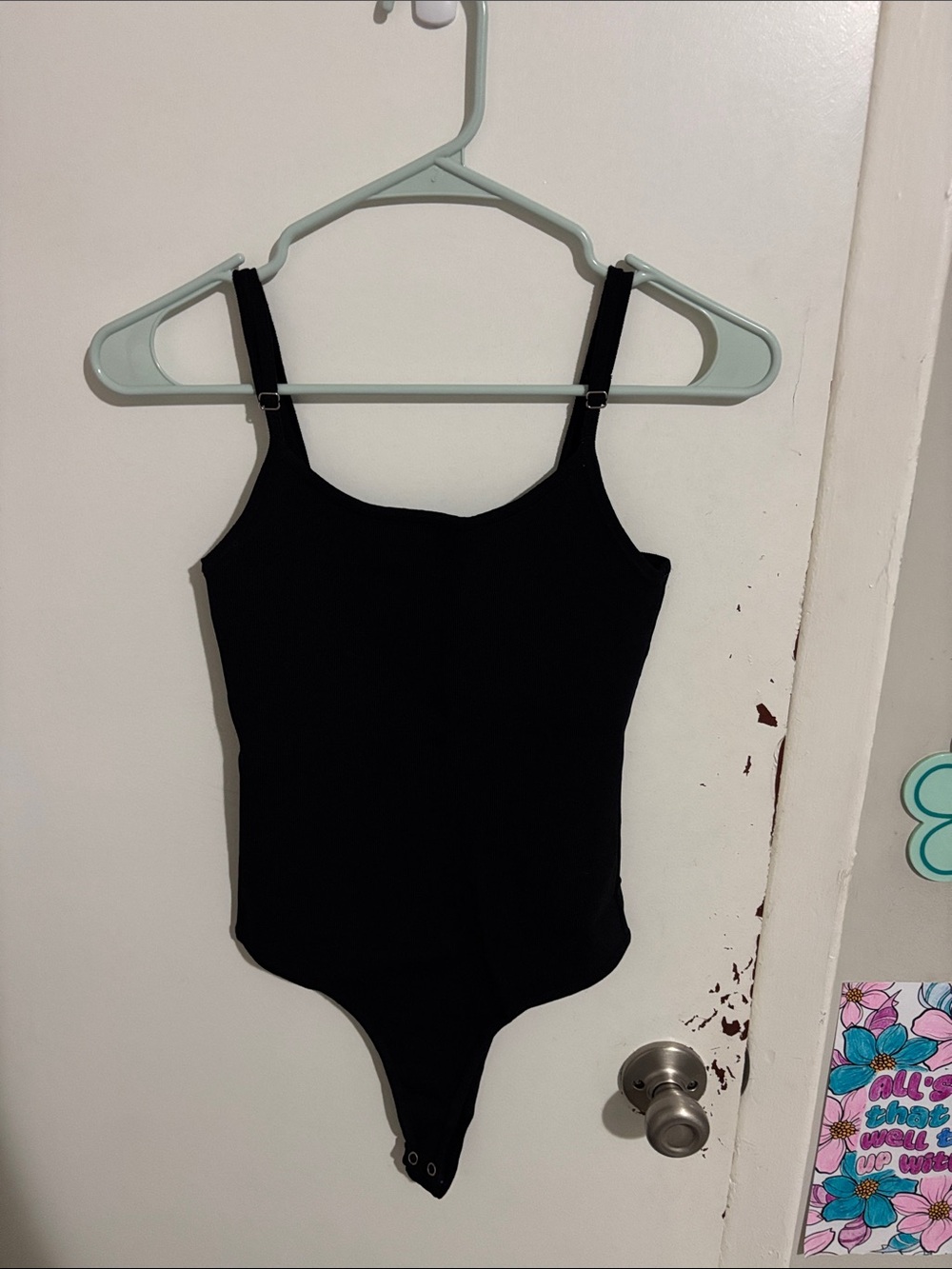 Junior's S Forever 21 Camisole Bodysuit Black